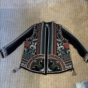 John Mark Multicolor Embroidered Jacket